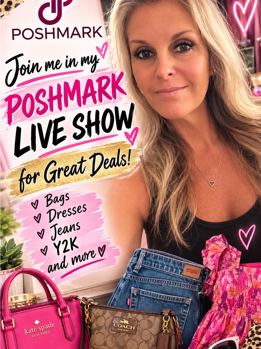 Poshmark Live show! Join me!